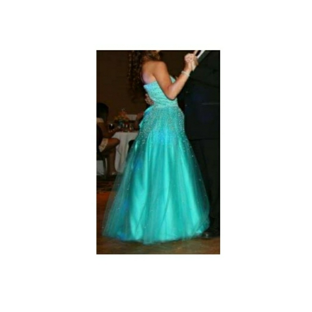 Strapless Corset Beaded Princess Gown